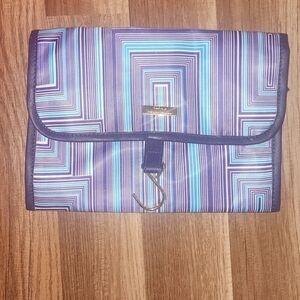TRINA Turk |Blue|Purple & White Collins Avenue Hanging Makeup Organizer